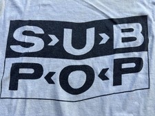 Vintage Sub Pop T shirt Cut