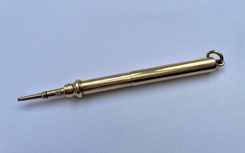 Antique gold propelling pencil