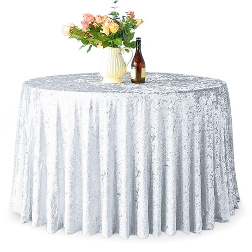 Velvet tablecloth round 132 - round, 70