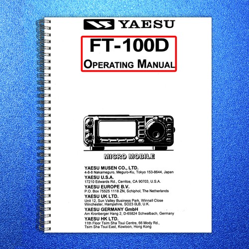 Yaesu 100d operating - yaesu, ft-100d