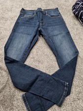 Topshop Leigh Dark Blue Jeans