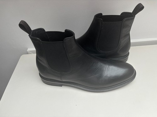 Autograph black leather - m&s,
