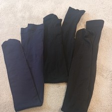 M& S Opaque Tights  X 3 pairs Size M/L