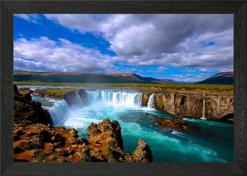 Beautiful scenery framed wall - scenery,
