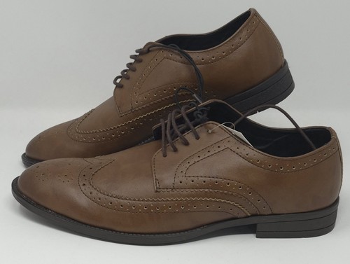 Brogue style formal - formal, brown