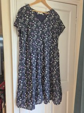 Seasalt Navy Blue Floral White