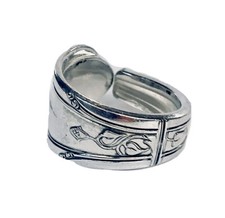 Hand Crafted Spoon Ring Silver