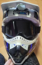 Box  Motorcross helmet Full Face /fox Goggles Sml 56