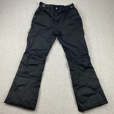 Trespass Snow Pants Mens Medium Black TP50 Coldheat Insulated Waterproof Skiing