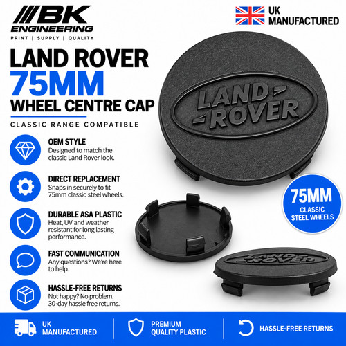 Land rover 75mm - 75mm, centre