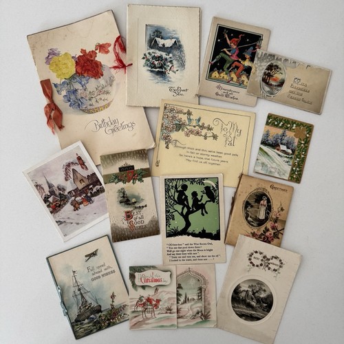 Vintage greeting cards - greeting,