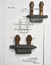 2 Vintage AJON Trolley Sinker