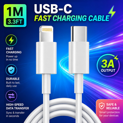 Fast charger usb - c, charging