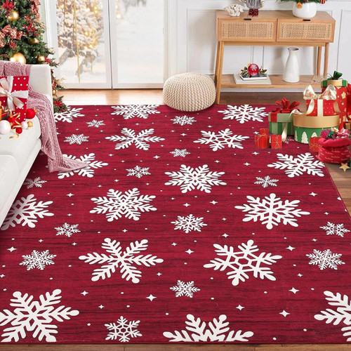 Washable christmas rug - washable, 100%