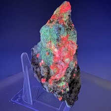 Tugtupite, Sodalite, Chkalovite, etc: Taseq Slope, Greenland- "Fantasy Rock" !!