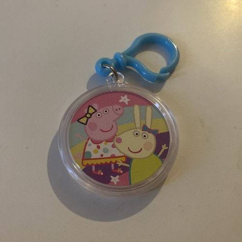 Peppa pig blue - peppa, keyring