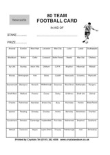 FOOTBALL SCRATCH CARDS 80
