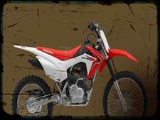 A4 Metal Sign motorbike crf150f big wheel Honda