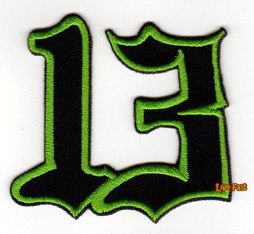 Lucky number thirteen - 13, biker