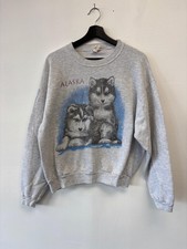 Vintage Alaska Sweatshirt Mens