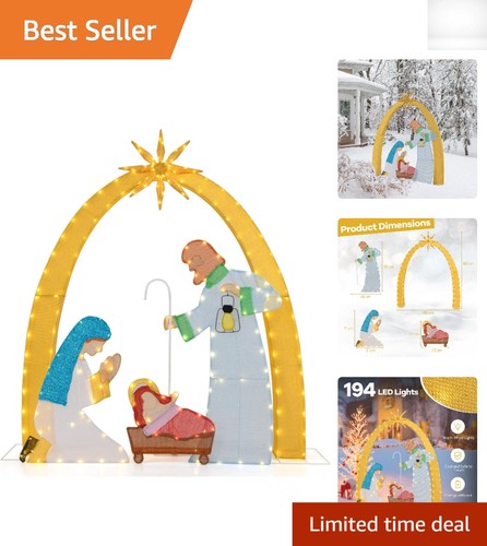 Majestic 168cm nativity - majestic,
