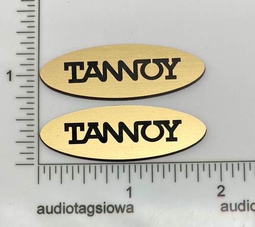 Tannoy oval speaker badge - speaker,