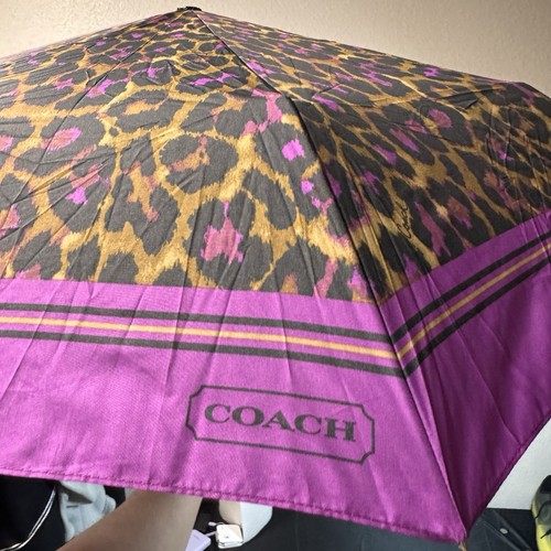 Coach purple leopard print - coach,
