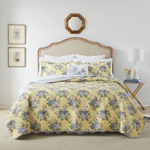 Laura ashley king quilt set - ashley,
