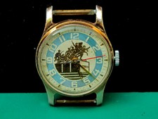 Very Rare USSR Historical Watch ZIM CHAPAEV Same Worn by Yury Gagarin Working