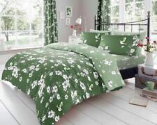 Reversible Duvet Quilt Cover Bedding Set With Pillowcase Single Double King Size