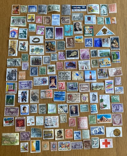 120 worldwide used stamps - worldwide,