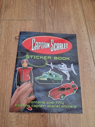 Captain scarlet sticker book - captain,