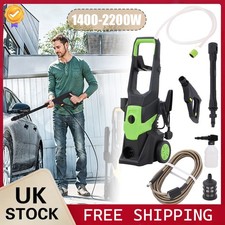 Electric Pressure Washer High Power Jet Car Wash Garden Patio Cleaner 1400-2200W