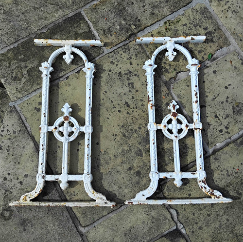 Antique white cast iron - cast,