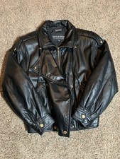 Vintage Wilsons Leather Motorcycle Jacket Black Biker Men’s Sz S Thinsulate