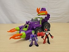 Imaginext DC Super Friends Joker Vehicle Scorpion Battle Tank Toy with Figures.