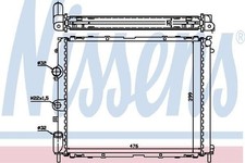 Nissens Radiator for Renault
