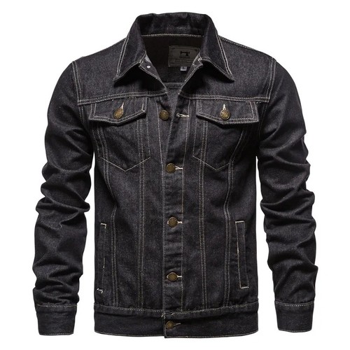 Men denim jacket vintage - men's,