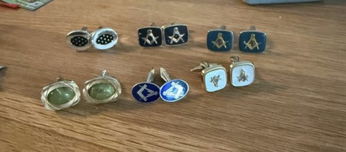 Freemasons masonic cufflinks - masonic,