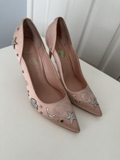 Guess Rose Pink Velvet Shoes