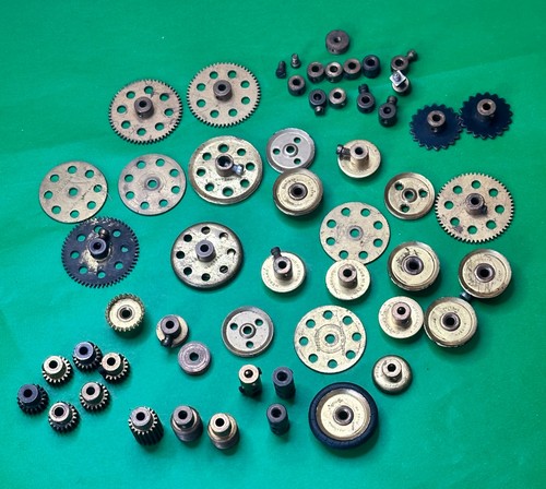 Vintage meccano brass gears - vintage,