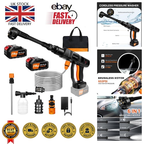 Compact cordless power - power, washer