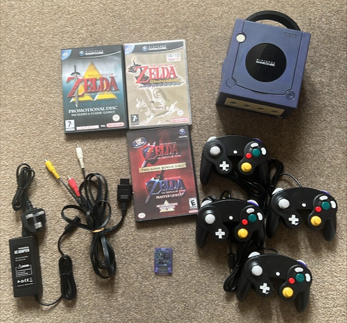 Gamecube console all wires - all,