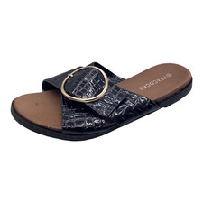 Peacocks Womens Black Patent