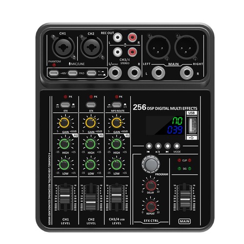 Channel audio mixer usb - 4,