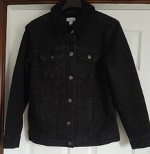 D&CO BLACK SHERPA LINED JACET SIZE M