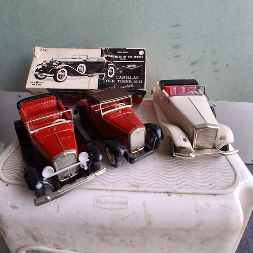 White cadillac old ford - white,