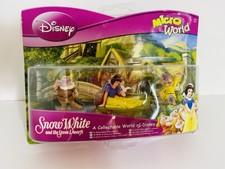 NIB DISNEY MICRO WORLD SNOW WHITE WITH TWO DWARFS