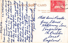 FAMILY HISTORY P0STCARD - PROCTOR - LONGRIDGE HALF PENNY LANE Nr PRESTON