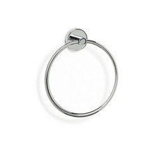 Habitat Chrome Wall Mounted Towel Ring Sleek Bathroom Accessory Fittings
